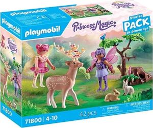 Playmobil -  starter pack hadas con animales del bosque