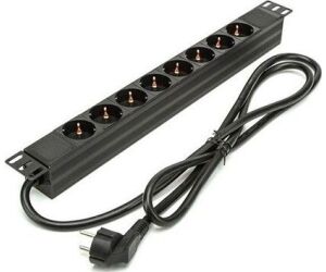 Regleta Phasak BNS 3518/ 8 Tomas de Corriente/ Cable 1.5m/ Negro