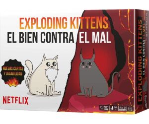 Juego de mesa exploding kittens el bien contra el mal edad recomendada 7 años