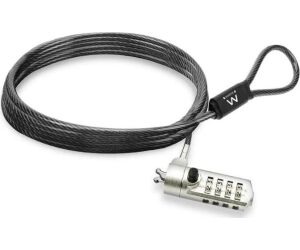 Ewent Candado Para PortÁtil Con CombinaciÓn Wedge