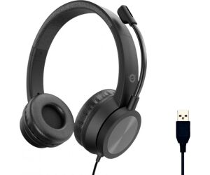 Auriculares conceptronic polona05b usb negro