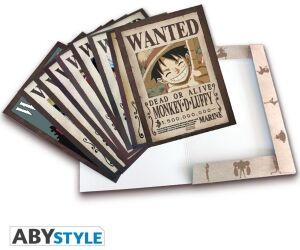 Pack 9 posters abystyle cartel ''se busca'' tripulacion de los sombrero de paja en wano