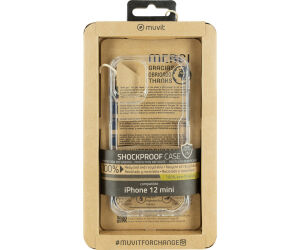 Funda muvit shockproof 2m para apple iphone 12 mini transparente