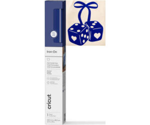 Cricut Flocked Iron-on Blue 30x48cm