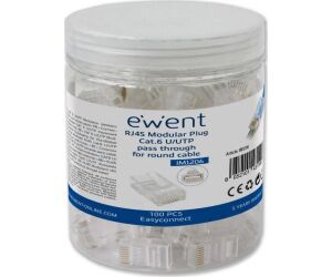EWENT EASYCONNECT MODULAR CAT 6 U/UTP, 100pcs