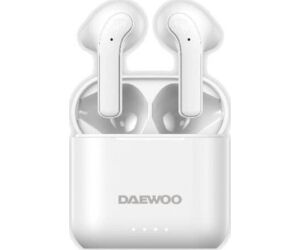 Auriculares Bluetooth Daewoo DW2021 con estuche de carga/ Autonomía 5h/ Blancos