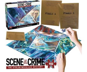 Juego de mesa puzzle escena del crimen la casa de los espejos