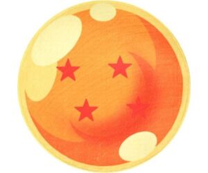 Alfombra sd toys dragon ball bola 4 estrellas 60x60cm
