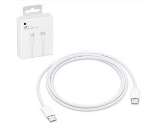 Cable original apple iphone usb tipo c a usb tipo c - 1 m - blanco