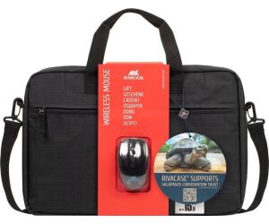 RIVACASE 8038 Bundle maletín 15,6" + ratón inal.