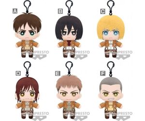 Peluche banpresto attack on titan tomonui plush assort series 1 unidad aleatoria