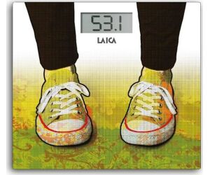 Bascula de baño electronica laica ps1079 diseño zapatillas 180kg