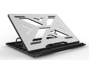 Soporte - base de refrigeracion conceptronic para portatiles hasta 15.6 pulgadas aluminio gris