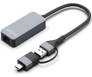 Adaptador USB - USB Tipo-C - RJ45 Aisens A109-0710/ 2500Mbps