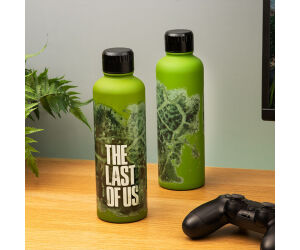 Botella metálica paladone the last of us (brilla en la oscuridad) 500 ml