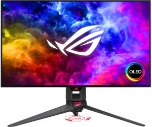 Oled asus pg27aqdm 26.5 pulgadas 2560 x 1440 0.03ms 240hz hdmi displayport usb reg. altura