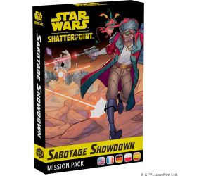 Juego de mesa star wars shatterpoint sabotage showdown mission pack edad recomendada 14 años