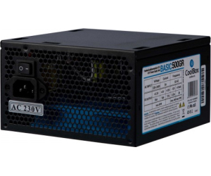 CoolBox Fuente.Alim 20+4 pin ATX BASIC 500W