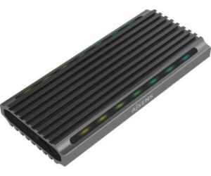 Caja Externa para Disco SSD M.2 SATA/NVMe Aisens ASM2-RGB011GR/ USB 3.2 Gen2/ Sin Tornillos