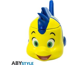 Taza 3d abystyle disney la sirenita -  flounder