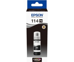 Botella tinta epson ecotank 114 negro foto 70ml