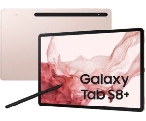 Tablet Samsung Galaxy Tab S8+ 12.4"/ 8GB/ 128GB/ Octacore/ 5G/ Rosa Dorado