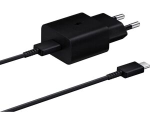 Cargador samsung ep - t1510 usb tipo c negro + cable usb tipo c 15w