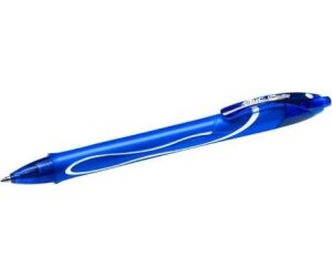 Caja de Bolígrafos de Tinta de Gel Retráctil Bic Gelocity Quick Dry 950442/ 12 unidades/ Azules