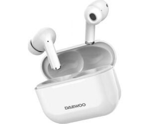 Auriculares Bluetooth Daewoo DW2002 con estuche de carga/ Autonomía 6h/ Blancos