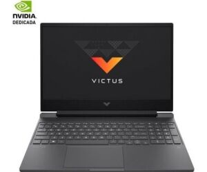 Portátil Gaming HP Victus 15-FA0052NS Intel Core i5-12450H/ 16GB/ 512GB SSD/ GeForce RTX3050/ 15.6"/ Sin Sistema Operativo