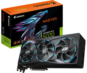 Tarjeta Gráfica Gigabyte AORUS GeForce RTX 5070 Master/ 12GB GDDR7