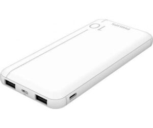Powerbank 10000mAh Philips DLP1810NW/62/ Blanca