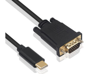 Ewent EC1052 adaptador de cable de vÃ­deo 1,8 m USB Tipo C VGA (D-Sub)