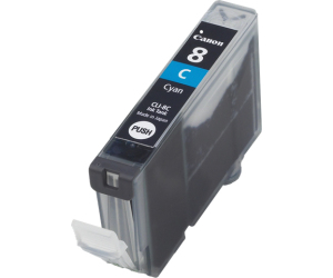 Cartucho tinta canon cli8c cian pixma 8ml 4200 -  5200 -  6600 -  mp500 -  800