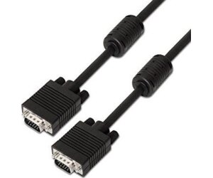 Cable Aisens Svga Con Ferrita Hdb15/m-hdb15/m Negro 20m