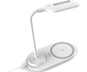 LÁmpara Led + Base Carga Qi Cool Blanco