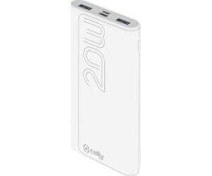 Power Bank Celly 10a Pd 22w Blanco