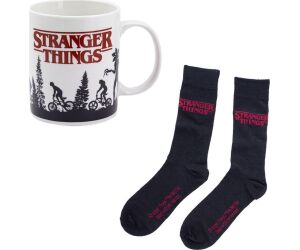 Set taza y calcetines paladone stranger things logo