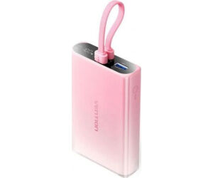 Powerbank 10000mAh Vention FHZP0/ 22.5W/ Rosa/ Incluye Cable USB Tipo-C y Lightning