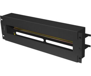 Panel Lanberg De Distribucion De Tension 19'' 3u Con Rail Din Ts-35 Negro