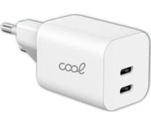 Cargador Cool Dual Usbc 35w Ultra Carga White