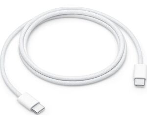 Cable usb tipo c apple 1m - macho - macho - blanco