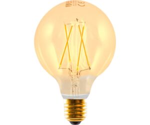 Bombilla led silver electronic filamento edison globo 3w=25w -  e27 -  2.200k -  320º -  330 lm -  luz extra calida -  a++