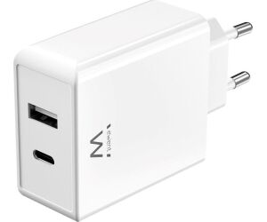 Cargador ewent ew1328 45w usb tipo a - usb tipo c