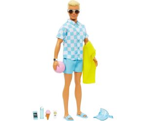Muñeco barbie mattel ken día en la playa