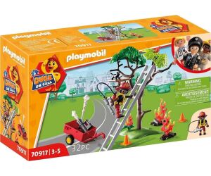 Playmobil duck on call accion rescate de bomberos ¡rescata al gato!