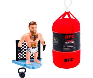 Ufc punching bag figura articulada 7 -5 cms + set lucha 1 unidad aleatoria