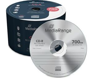 Consumible Mediarange Cd-r Mr207 700mb 50pcs