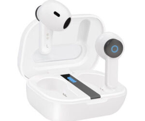 Auriculares Bluetooth TooQ Bender TQBWH-0031W con estuche de carga/ Autonomía 4h/ Blancos