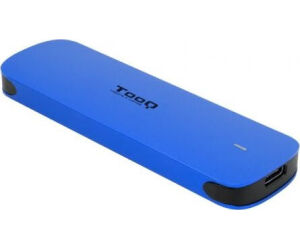 Caja Externa para Disco SSD M.2 NVMe TooQ TQE-2201BL/ USB 3.1 Gen2/ Sin tornillos